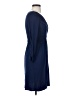 Max Studio Solid Blue Casual Dress Size XS - photo 4
