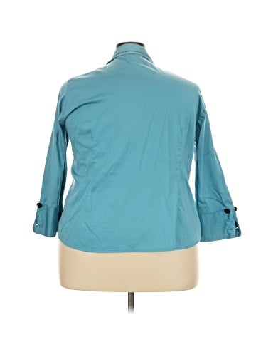 DressBarn 3/4 Sleeve Button-Down Shirt (view 2)
