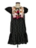 THML 100% Cotton Graphic Black Casual Dress Size XS - photo 1