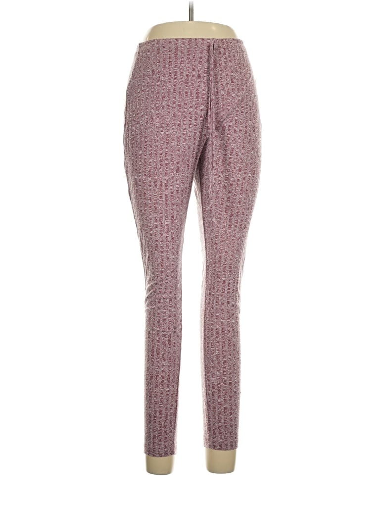 Pre-owned Shein Casual Pants In Burgundy