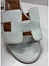 Hermès Ivory White Oasis Sandals Size EU 38 1/2 - photo 5