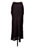 Free People 100% Polyester Solid Black Burgundy Formal Skirt Size 12 - photo 1