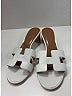 Hermès Ivory White Oasis Sandals Size EU 38 1/2 - photo 3