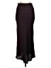 Free People 100% Polyester Solid Black Burgundy Formal Skirt Size 12 - photo 2