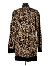 Calvin Klein Animal Print Brown Cardigan Size L - photo 2