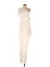 Mac Duggal 100% Polyester Ivory Cocktail Dress Size 4 - photo 1