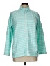 T by Talbots 100% Cotton Teal Sweatshirt Size L (petite) - photo 1