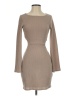 Le Lis Solid Tan Casual Dress Size XS - photo 1