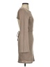 Le Lis Solid Tan Casual Dress Size XS - photo 4