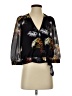 Madewell 100% Polyester Black 3/4 Sleeve Blouse Size XS - photo 1