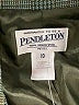 Pendleton 100% Virgin Wool Plaid Green Wool Blazer Size 10 Petite - photo 6