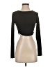 Shein Black Long Sleeve Top Size S - photo 1