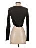 Shein Black Long Sleeve Top Size S - photo 2