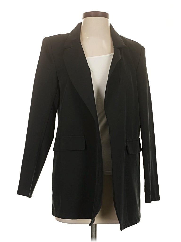 Pre-owned Shein Blazer Jacket In Black