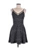 Ambar 100% Polyester Argyle Black Cocktail Dress Size 6 - photo 1