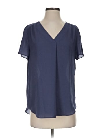 Ann Taylor LOFT Outlet Short Sleeve Blouse (view 1)