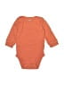 Carter's 100% Cotton Orange Long Sleeve Onesie 0-3 MO / 3 MO - photo 1