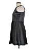 Assorted Brands 100% Polyester Metallic Gray Cocktail Dress Size L - photo 5