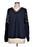 Shein Blue Long Sleeve T-Shirt Size 12 - photo 1