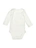 Carter's 100% Cotton Ivory Long Sleeve Onesie 0-3 MO / 3 MO - photo 1