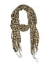 Unbranded Animal Print Tan Scarf One size - photo 1