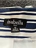 Isabella 100% Polyester Stripes Blue Blazer Size 12 - photo 6