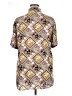 Unbranded 100% Viscose Paisley Brown Short Sleeve Button-Down Shirt Size XL - photo 2