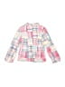 Janie and Jack 100% Cotton Checkered-gingham Pink Jacket Size 4T - 5T - photo 2