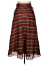 Unbranded 100% Polyester Chevron-herringbone Brown Casual Skirt One size - photo 1