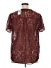 Torrid Burgundy Short Sleeve Blouse Size 1X Plus (1) - photo 2