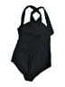 Shoshanna Chevron-herringbone Black One Piece Swimsuit Size 8 - photo 2