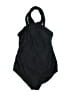 Shoshanna Chevron-herringbone Black One Piece Swimsuit Size 8 - photo 1