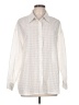 Shein Curve 100% Polyester Houndstooth Ivory Long Sleeve Blouse Size 12 Plus (0) - photo 1