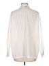 Shein Curve 100% Polyester Houndstooth Ivory Long Sleeve Blouse Size 12 Plus (0) - photo 2