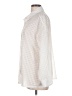 Shein Curve 100% Polyester Houndstooth Ivory Long Sleeve Blouse Size 12 Plus (0) - photo 5
