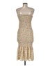 Unbranded 100% Polyester Gold Cocktail Dress Size M - photo 2