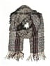 D&Y Tweed Burgundy Gray Scarf One size - photo 1
