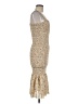 Unbranded 100% Polyester Gold Cocktail Dress Size M - photo 4