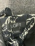 Ann Taylor LOFT 100% Lyocell Paisley Black Shorts Size 6 - photo 3