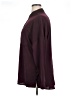 Express 100% Polyester Solid Burgundy Long Sleeve Blouse Size XL - photo 5
