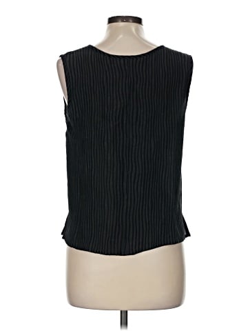 Caroline Rose Sleeveless Silk Top (view 2)