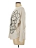 Liv Floral Ivory Pullover Sweater Size L - photo 5