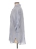 Max Studio Gray 3/4 Sleeve Button-Down Shirt Size M - photo 5