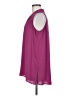 Pleione 100% Polyester Burgundy Sleeveless Blouse Size M - photo 5