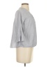 Madewell Gray 3/4 Sleeve Button-Down Shirt Size XS - photo 4