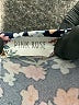 Pink Rose Print Blue Casual Dress Size XL - photo 7