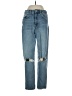 Wild Fable Hearts Blue Jeans Size 4 - photo 1
