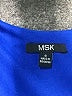 MSK 100% Polyester Paisley Blue Cocktail Dress Size 4 - photo 7
