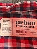 Urban Pipeline 100% Cotton Checkered-gingham Red Short Sleeve Button-Down Shirt Size M (kids) - photo 3