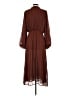 Zara 100% Polyester Brown Casual Dress Size S - photo 2